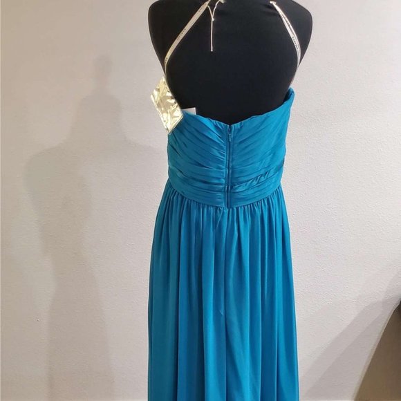 PEACOCK DRESS STRAPLESS - Picture 2 of 4